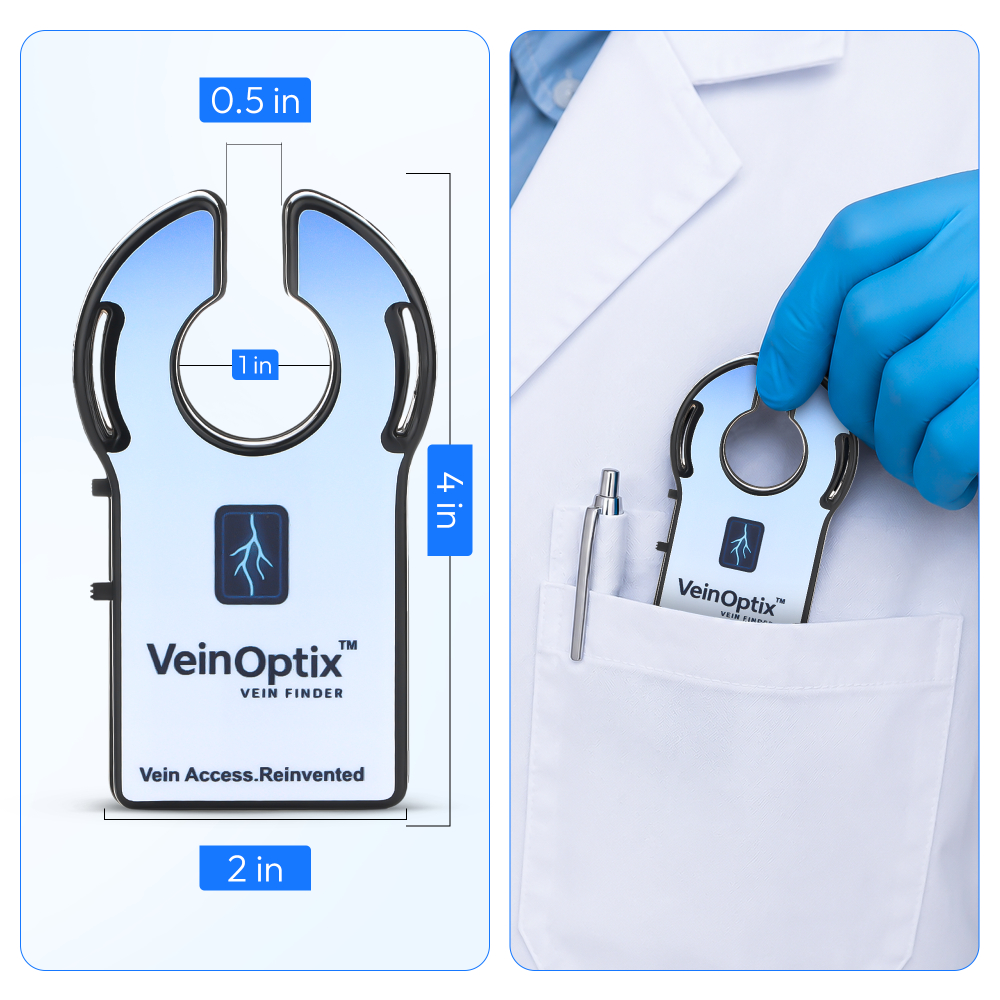 Pocket size - Easy to carry - VeinOptix™ V7
